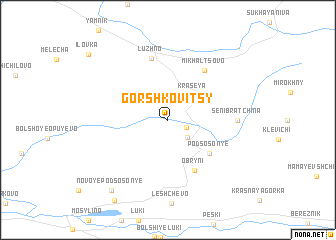 map of Gorshkovitsy