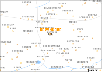 map of Gorshkovo