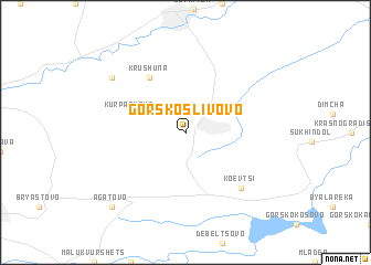 map of Gorsko Slivovo