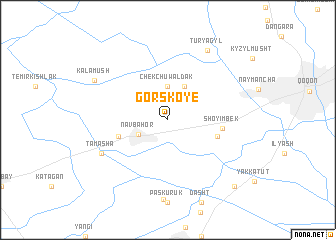 map of Gorskoye