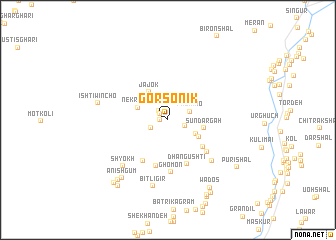 map of Gorso Nik