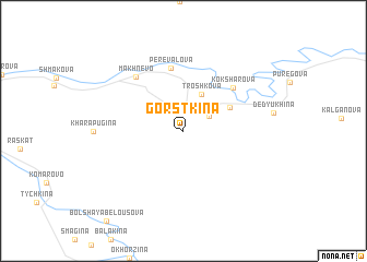 map of Gorstkina