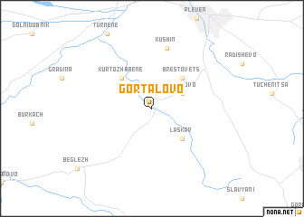 map of Gortalovo
