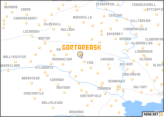 map of Gortareask