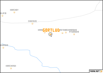 map of Gortlud