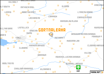 map of Gortnaleaha