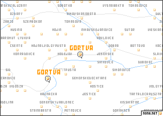 map of Gortva