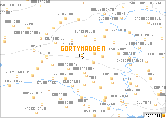map of Gortymadden