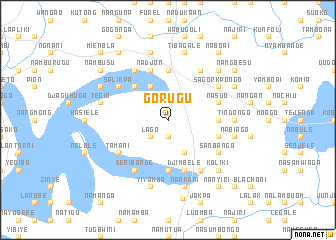 map of Gorugu