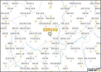 map of Goruku