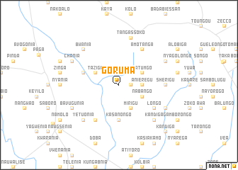 map of Goruma