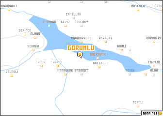 map of Görümlü