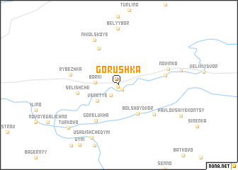 map of Gorushka