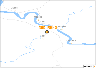 map of Gorushka