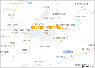 map of Goryachevodskiy