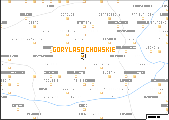 map of Góry Lasochowskie