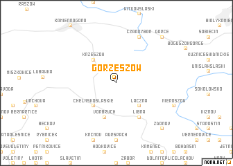 map of Gorzeszów