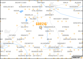 map of Görzig