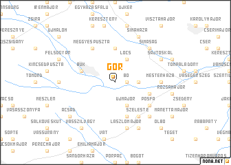 map of Gór