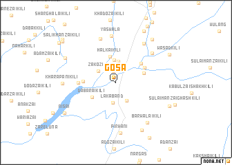 map of Gosa