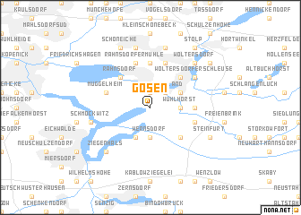 map of Gosen