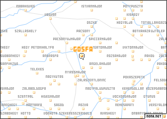 map of Gősfa