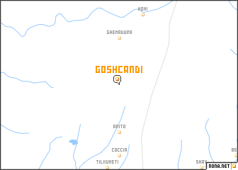 map of Goshcandi