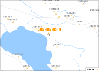 map of Goshneh Kān