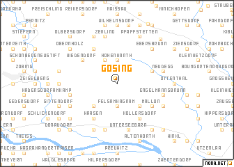 map of Gösing