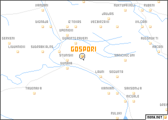 map of Gospori