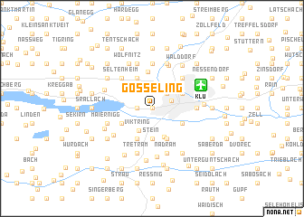 map of Gösseling