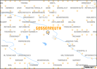 map of Gößenreuth