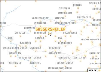 map of Gossersweiler