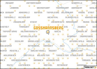 map of Gößmannsberg