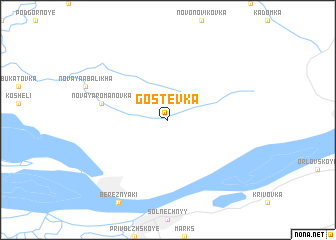 map of Gostevka