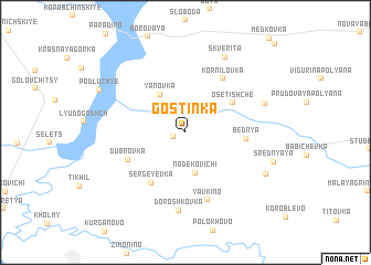 map of Gostinka