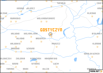 map of Gostyczyn