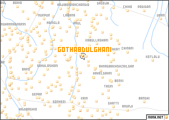 map of Goth Abdul Ghani