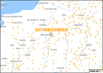 map of Goth Abdur Bahīm