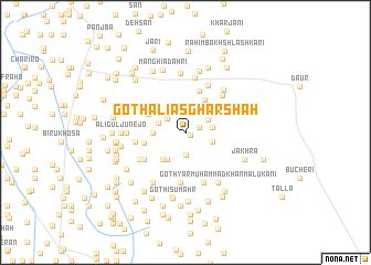 map of Goth Ali Asghar Shāh