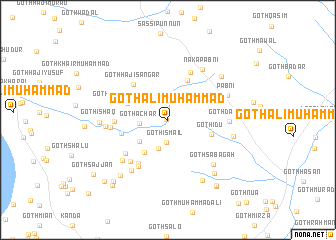 map of Goth Ali Muhammad