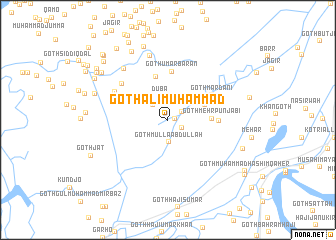 map of Goth Ali Muhammad