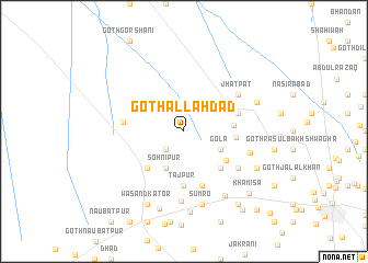 map of Goth Allāhdād