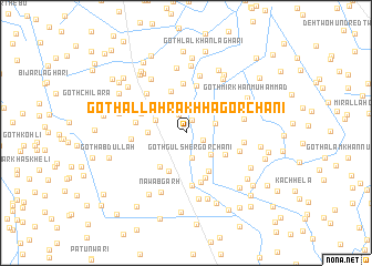 map of Goth Allāh Rakhha Gorchani