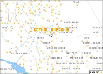 map of Goth Allāh Rakhio