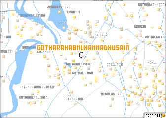 map of Goth Arahāb Muhammad Husain