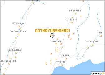 map of Goth Ayūb Shikāri