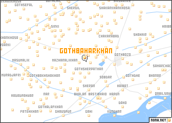 map of Goth Bahār Khān