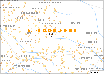 map of Goth Bāku Khān Chākrāni