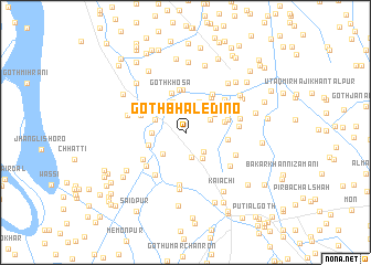 map of Goth Bhaledīno